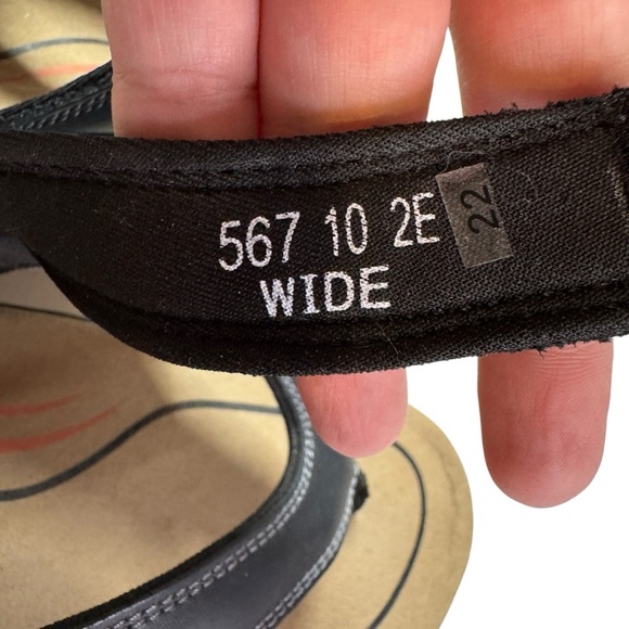 OrthOFeet Eldorado Sandals Flip Flops slides Shoes Size 10 2E (Wide) like new - Picture 11 of 16